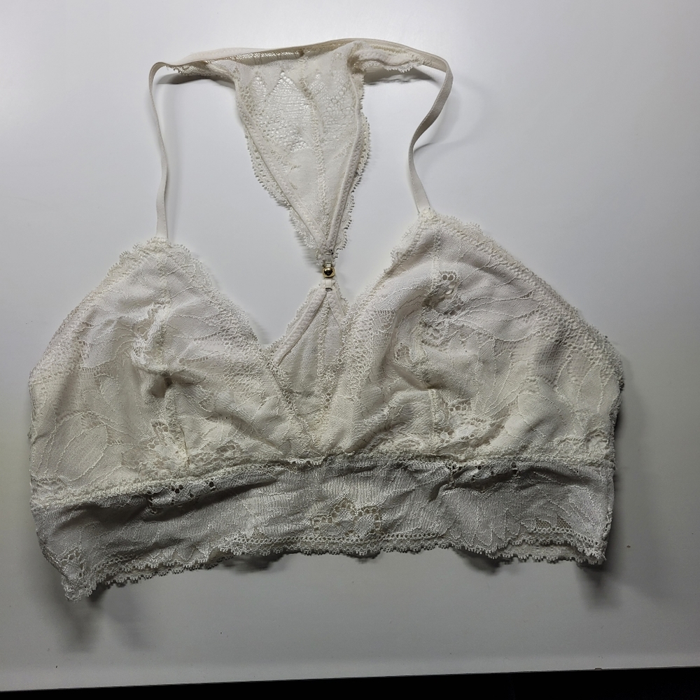 White Medium Aerie Bralette